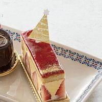 ヘッズ クリスマスケーキピック-ゴールドツリー 500枚(100枚×5) XMS-PC10 1セット(500枚入)（直送品）