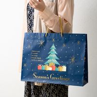 ヘッズ クリスマスオーナメントギフトペーパーバッグ-1 50枚(10枚×5) XRO-1P 1セット(50枚入)（直送品）