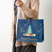 ヘッズ クリスマスオーナメントギフトペーパーバッグ-2 50枚(10枚×5) XRO-2P 1セット(50枚入)（直送品）