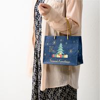 ヘッズ クリスマスオーナメントギフトペーパーバッグ-3 50枚(10枚×5) XRO-3P 1セット(50枚入)（直送品）