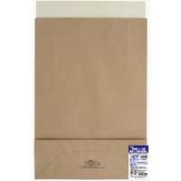 シモジマ 宅配袋 LL 撥水 貼付位置入 未晒 004192241 1セット(25枚入×8袋 合計200枚)（直送品）