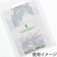 シモジマ 手抜きポリ袋 バイオHDポリ SG26-37 白 006996601 1セット(100枚入×10袋 合計1000枚)（直送品）