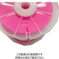 アークランズ WIZ’A 水糸 リール式蛍光水糸 細 ピンク 500m 122622 1セット(10巻)（直送品）