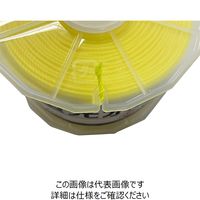 アークランズ WIZ’A 水糸 リール式蛍光水糸 極太 イエロー 135m 122627 1セット(10巻)（直送品）