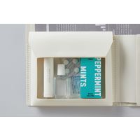 コクヨ 2つ折りドキュメントファイル<BIZRACK>(ミニポケット付き) オフホワイト フ-BRFLD950W 1セット(4冊)