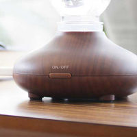 ライフオンプロダクツ ペットボトル加湿器 ーwoodー ブラウン PR-HF024-BR 1台（直送品）