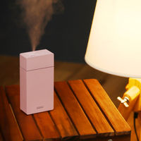 ライフオンプロダクツ 充電式ポータブル加湿器 short スモーキーピンク PR-HF027-SP 1台（直送品）