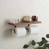 SANEI ダブルペーパーホルダー棚付 W2807-D 1個（直送品）