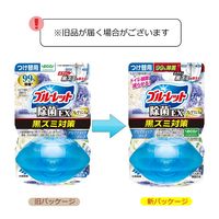 液体ブルーレットおくだけ 除菌EXフレグランス トイレタンク芳香洗浄剤 アロマティックソープ 詰め替え用 67ml 1セット（3個） 小林製薬