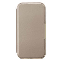 PGA iPhone 16 Pro用 ガラスフリップケース [ベージュ] ベージュ PG-24BGF02BE 1個（直送品）