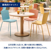 タマリビング COTONA LIETO(リエート) ダイニングチェア 屋内屋外兼用 オレンジ 1セット（4脚入）（直送品）