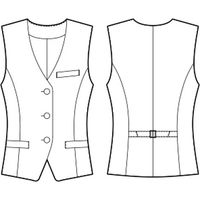 チクマ ベスト UF2516-3-11（直送品）