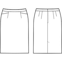 チクマ スカート（タイト） UF3516-2-15（直送品）