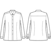 チクマ ブラウス（長袖） AR1485-1-17（直送品）