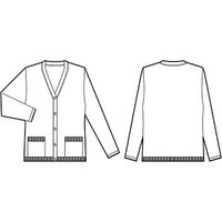 チクマ カーディガン AR9237-2-L（直送品）