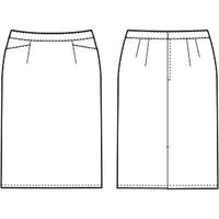 チクマ スカート（タイト） AR3855-1-7（直送品）