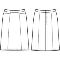 チクマ スカート（Aライン） AR3856-1-13（直送品）