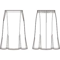 チクマ スカート（マーメイド） AR3894-1-17（直送品）