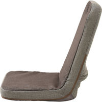 YAMAZEN コンパクトに2つ折りできる座椅子 ベージュ/ブラウン ICZ-40（BE/BR） 1台（直送品）