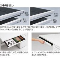 オカムラ アドバンス 片袖机 4段 引出し付 コンセント（別売）対応 幅1500×奥行600×高さ720mm 3V1WNG MK58 1台（直送品）