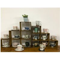 ブルーム 美濃焼 粉引いちご一客碗皿8.5x7cm 1セット 3枚（1箱（1客）×3）（直送品）