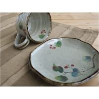 ブルーム 美濃焼 縁サビさんきらい一客碗皿9.5x7cm 1セット 3枚（1箱（1客）×3）（直送品）