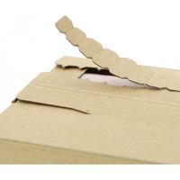 【底面A6】ラクポスBOX 縦110×横160×高さ20mm クラフト 1セット（100枚）HEIKO（直送品）