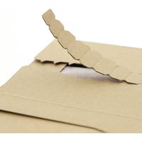 【底面A4】ラクポスBOX 縦215×横305×高さ10mm クラフト 1セット（100枚）HEIKO