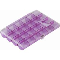 シンコハンガー Larca ピアスケース パープル 4973228187968 1セット(6個)（直送品）