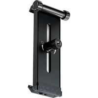 サンワダイレクト タブレットホルダー（三脚ホルダー・iPadホルダー・5インチスマホ対応・12.9インチ対応・金属製・タブレットスタンド） 1個（直送品）