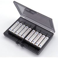 サンワダイレクト 電池ケース（単3・単4電池・各最大10本収納） 200-BT005BK 1個（直送品）