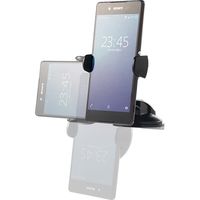 サンワダイレクト 車載ホルダー（iPhone XS/XS Max・Androidスマートフォン対応・ダッシュボード取付・ゲル吸盤） 1個（直送品）