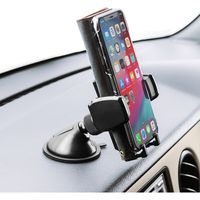 サンワダイレクト スマートフォン用車載ホルダー(手帳型対応・ワンタッチ取り外し・ダッシュボード・オートホールド・角度調整・ゲル吸盤)（直送品）