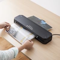 サンワダイレクト ラミネーター(A3・A4・4本ローラー・90秒高速ウォームアップ・150ミクロンフィルム厚対応) 400-LM004 1個（直送品）