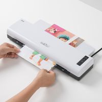 サンワダイレクト ラミネーター（60秒高速ウォームアップ・A3・A4・2本ローラー・100ミクロン・150ミクロン） 400-LM005 1個（直送品）