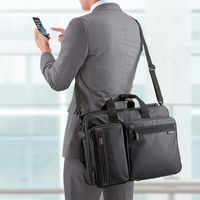 サンワダイレクト 【コスパNo.1】3WAYビジネスバッグ（耐水・通勤＆出張対応1～2泊） 200-BAG048WP 1個（直送品）