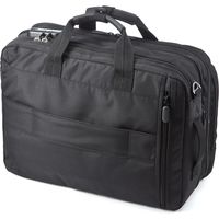 サンワダイレクト 【おすすめ人気】3WAYビジネスバッグ（鍵・マチ拡張・出張対応1～2泊） 200-BAG048 1個（直送品）