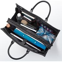 サンワダイレクト ストライプビジネスバッグ（大容量タイプ） 200-BAG088 1個（直送品）