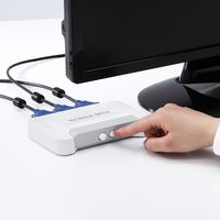 サンワダイレクト ディスプレイ切替器（2回路・VGA切替器） 400-SW003 1個（直送品）