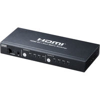サンワダイレクト HDMIマトリックスセレクター（切替分配器・4入力2出力・リモコン付・EDID保持） 400-SW026 1個（直送品）