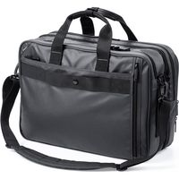 サンワダイレクト 3WAYビジネスバッグ（大容量28L・リュック/ショルダー対応・耐水生地・USB充電対応） 200-BAG151BK 1個（直送品）