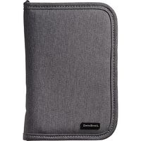 サンワダイレクト パスポートケース(トラベルオーガナイザー・11ポケット・航空券対応・Mサイズ・グレー) 200-BAGIN003GY 1個（直送品）