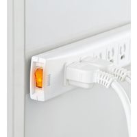 延長コード 電源タップ 2m 3P（ピン） 7個口 スイッチ ホワイト 700-TAP035 サンワサプライ 1個（直送品）