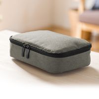 サンワダイレクト トラベルポーチ（PC周辺収納ポーチ・充電器ポーチ・グレー） 200-BAGIN005GY 1個（直送品）