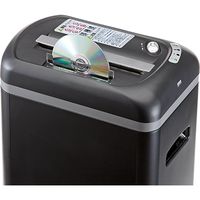 サンワダイレクト 電動シュレッダー（業務用・マイクロカット・6枚細断・連続5分使用・CD/DVD・カード対応） 400-PSD008 1台（直送品）