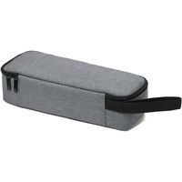 サンワダイレクト ガジェットポーチ（ACアダプタ収納ケース・モバイルバッテリーケース・縦長・キャリングケース・グレー） 1個（直送品）