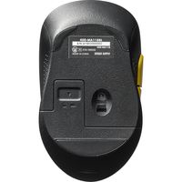 サンワダイレクト ワイヤレスマウス（IRセンサー・色落ちしない・静音ボタン・左右対称・DPI切替・戻る・進むボタン・手汗） 400-MA118BL（直送品）