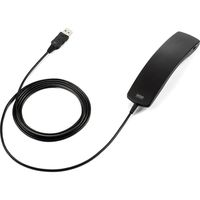 サンワダイレクト USBハンドセット(USB受話器・音量調節可能・Skypeフォン) 400-HS044 1個（直送品）