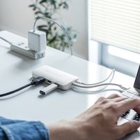 サンワダイレクト USB Type-C変換アダプタ） 400-HUB060PD 1個（直送品）