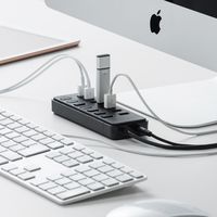 USBハブ　USB3.2Gen1　USB3.2Gen1×7　USBポート　400-HUB067BK　サンワサプライ　1個（直送品）